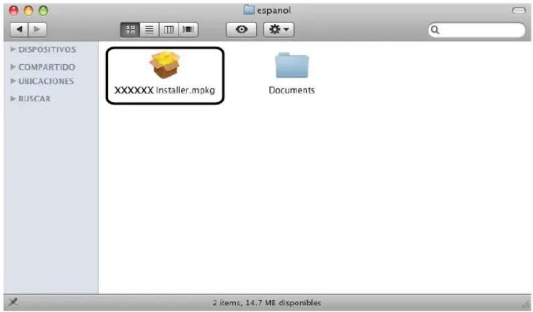 CANON imageRUNNER 2422 - ■Inicio de la instalación (Macintosh): - 1