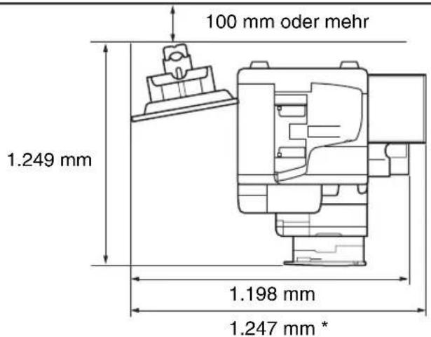 CANON imageRUNNER 2422 - Platzbedarf des Systems - 1