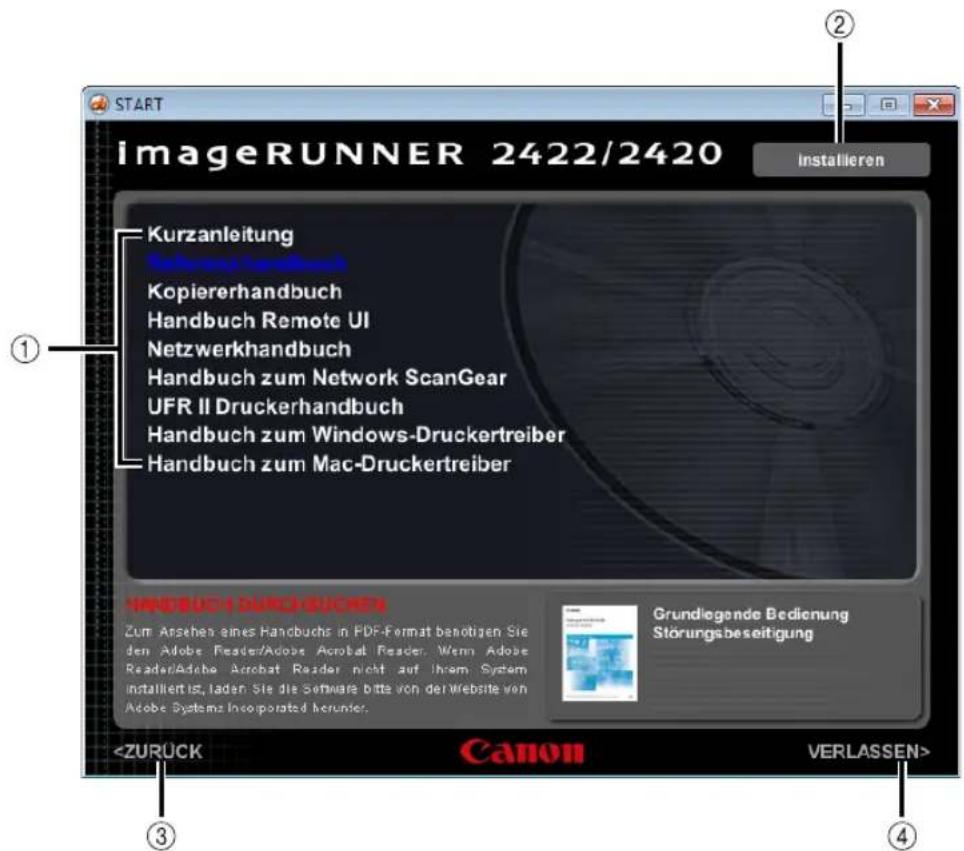 CANON imageRUNNER 2422 - HINWEIS - 1