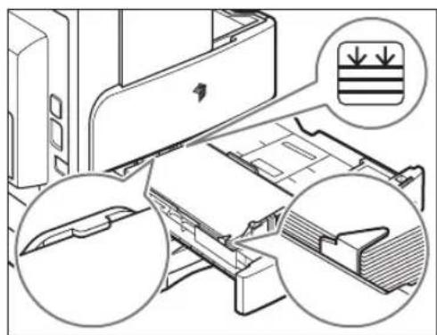 CANON imageRUNNER 2422 - Load the paper stack into the paper drawer. - 1