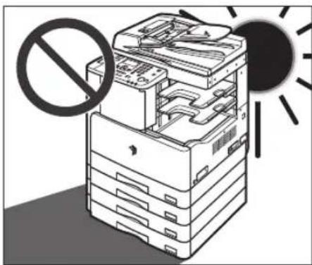 CANON imageRUNNER 2422 - Auswahl des Aufstellungsorts - 2