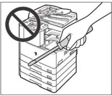 CANON imageRUNNER 2422 - Vorsichtsmaßregeln für die Handhabung - 1