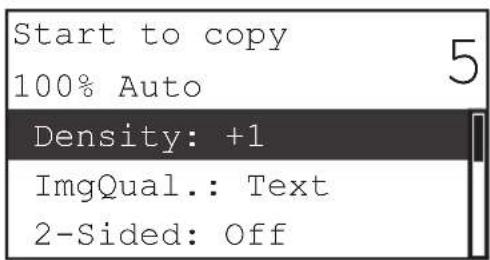 CANON imageRUNNER 2422 - Specify the desired copy settings. - 2
