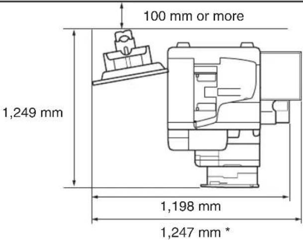 CANON imageRUNNER 2422 - Provide Adequate Installation Space - 1