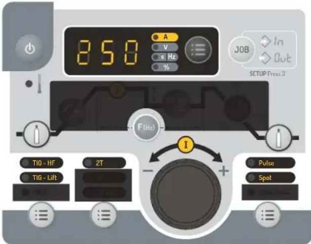 GYS PROTIG 250 DC TRI - El punteado-SPOT PULSE - 1