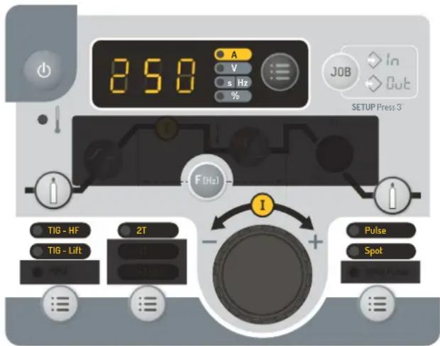 GYS PROTIG 250 DC TRI - Puntatura SPOT PULSE - 1