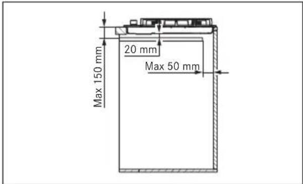 FRANKE FHMA 755 4G DC MB C - UPOZORNENIE: Pri použití plynového spotrebica na varenie vzníká v miestnosti, kde je nainstalovaný, teplo, vlhko a spaliny. - 3