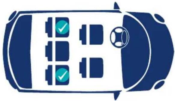 Giordani City Lifestyle Deluxe - È possibile montare il seggiolino sui seguenti sedili: - 1