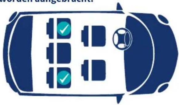 Giordani City Lifestyle Deluxe - Het autostoeltje kan op de volgende zittingen worden aangebracht: - 1