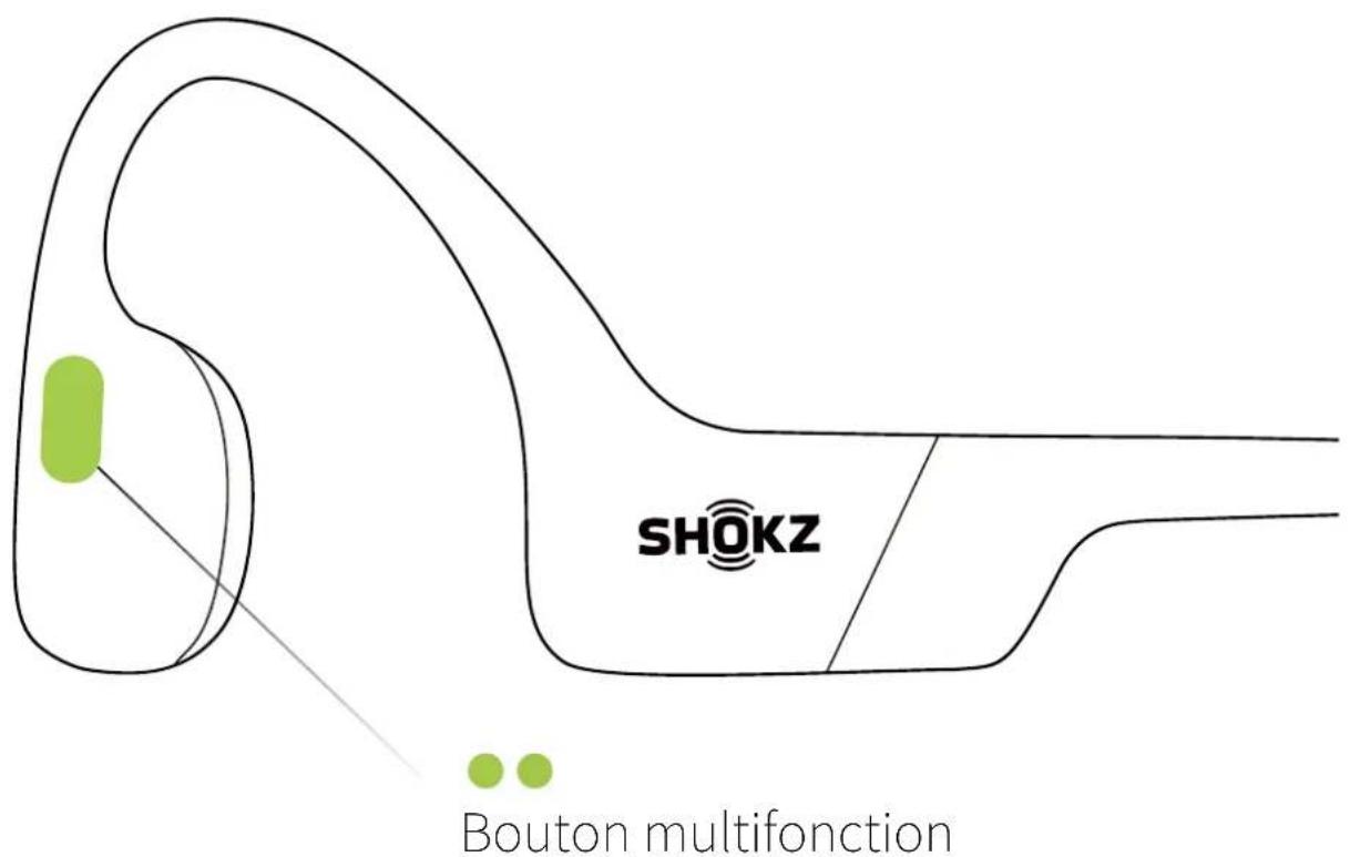 SHOKZ OpenSwim Pro - Changer de langue - 2