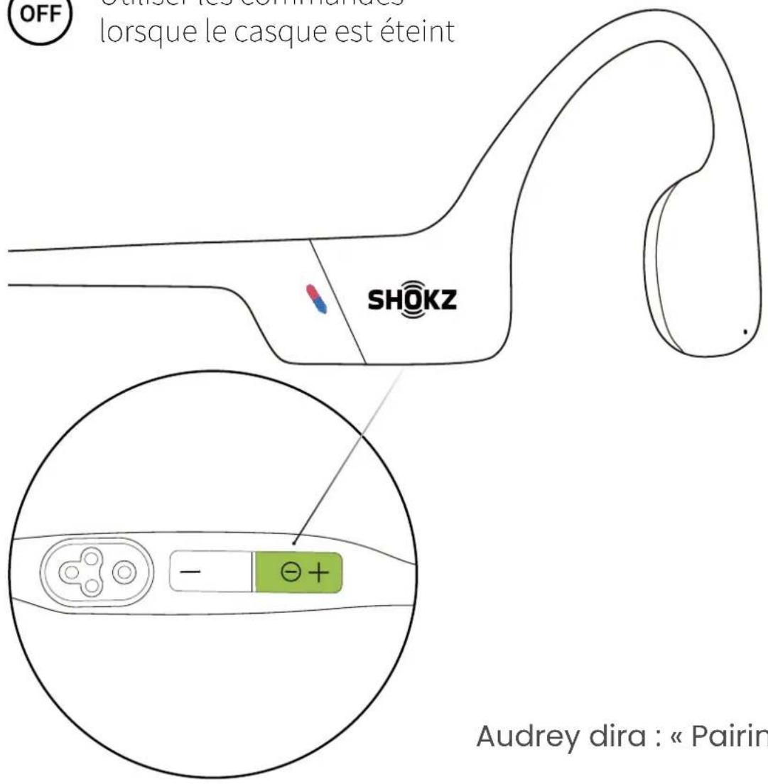 SHOKZ OpenSwim Pro - Désactiver l'appairage multipoint - 2