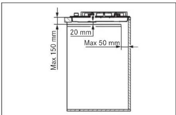 FRANKE FHTL 604 3G TC C - Cabinet requirements - 3