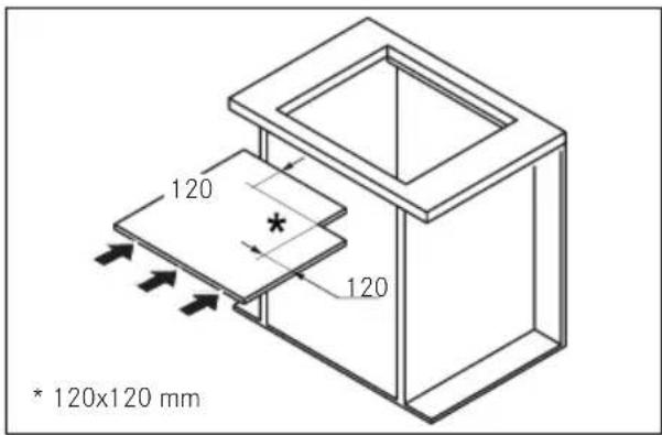 FRANKE FHTL 604 3G TC C - Προϋποθέσεις επίπλου εντοιχισμού - 2