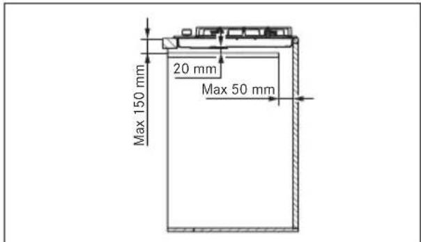 FRANKE FHSM 905 4G DCL C OA - Požadavky na skřínku - 3