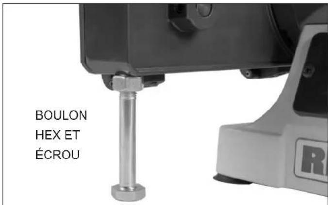RIKON 50-1305 - INSTALLATION DU SUPPORT DE LA TABLE POUR LA BANDE - 4