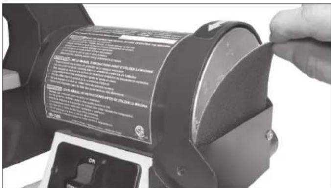 RIKON 50-1305 - INSTALLATION DU DISQUE ABRASIF : - 3