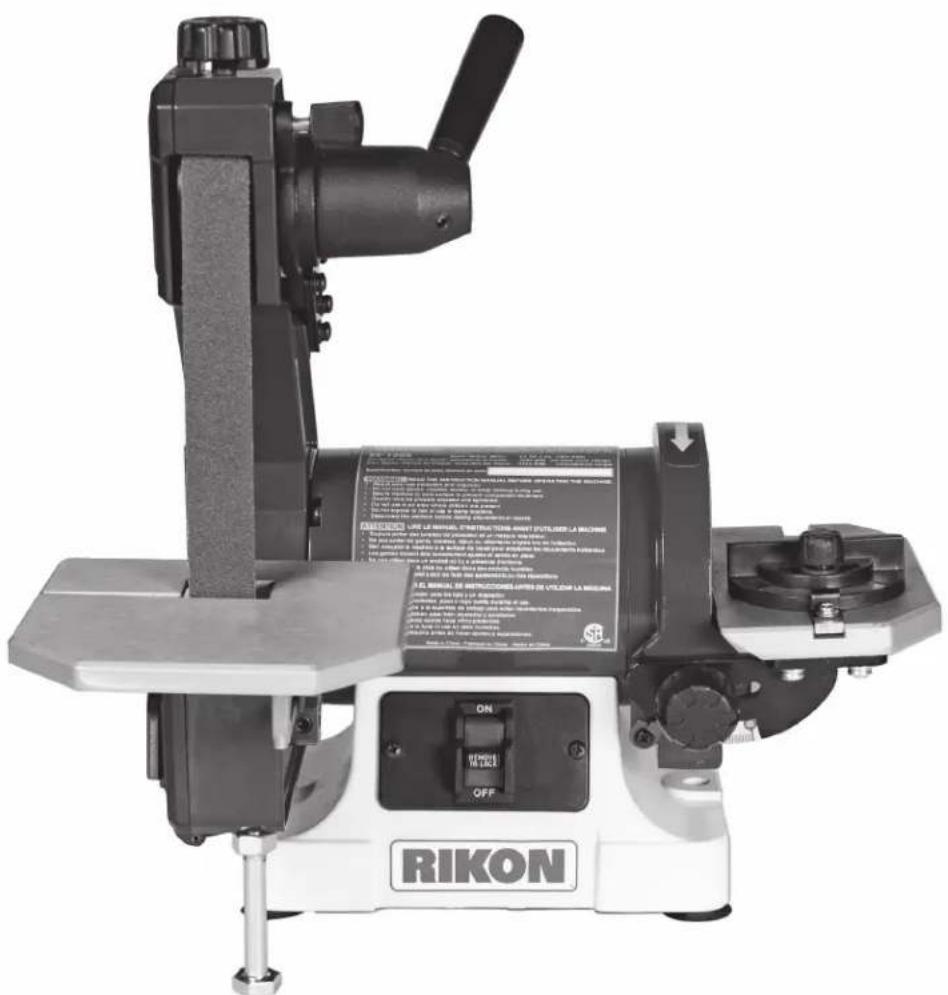 RIKON 50-1305 - Ponceuse à bande de 1" x 30" et disque de 5" - 1