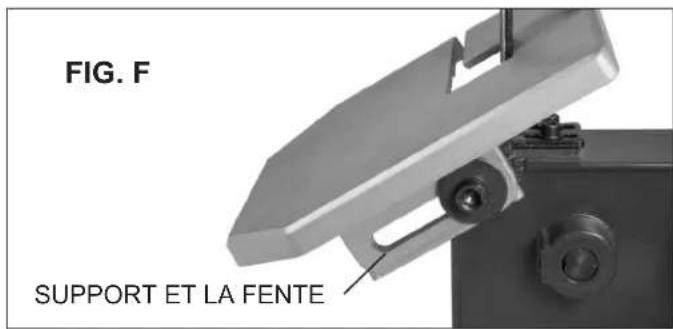 RIKON 50-1305 - AJUSTEMENTS DE LA TABLE DE LA BANDE - 1