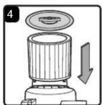 Vacmaster Professional VJE1412SW 0202 - INSTALLING & CLEANING CARTRIDGE FILTER - 4