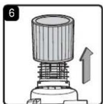 Vacmaster Professional VJE1412SW 0202 - INSTALLING & CLEANING CARTRIDGE FILTER - 6