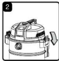 Vacmaster Professional VJE1412SW 0202 - INSTRUCTIONS RELATIVES AU MONTAGE GÉNÉRAL - 1
