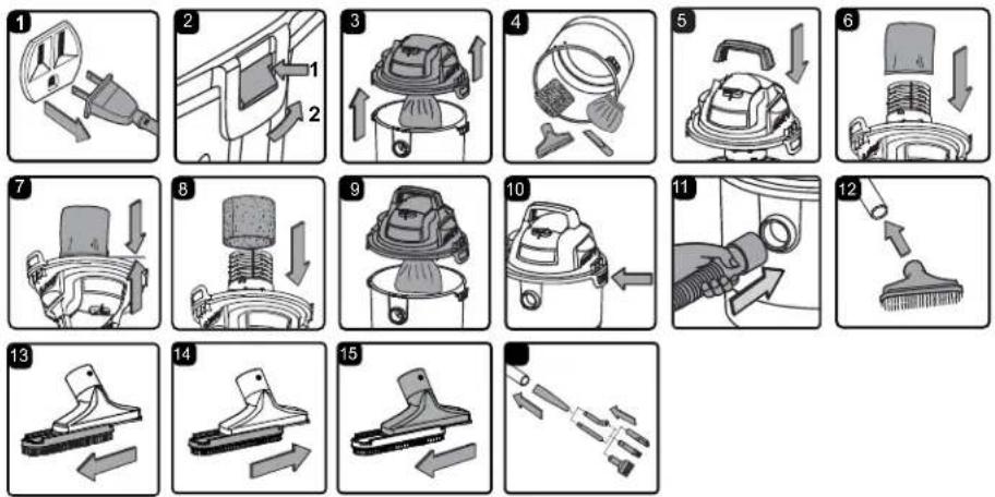 Armor All VOM205P 0903 - GENERAL ASSEMBLY INSTRUCTIONS - 1