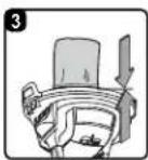 Armor All VOM205P 0903 - INSTALLING & CLEANING REUSABLE CLOTH FILTER - 3