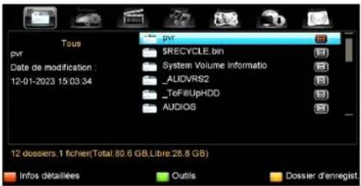 CGV Premio Easyone HD4 - Renommer, Effacer et Créer un dossier - 2