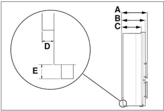 BERTAZZONI REF31BMFIXNV - PRODUCT DIMENSIONS - 3