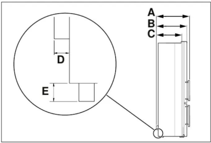 BERTAZZONI REF31BMFXNV - DIMENSIONES DEL PRODUCTO - 3