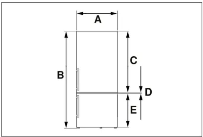 BERTAZZONI REF31BMFXNV - PRODUCT DIMENSIONS - 2