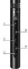 Lewitt LCT 50 PSX - Drucktaster zur Einstellung der Beleuchting - 1