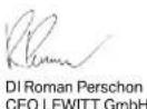 Lewitt LCT 50 PSX - Regulatory information - 1
