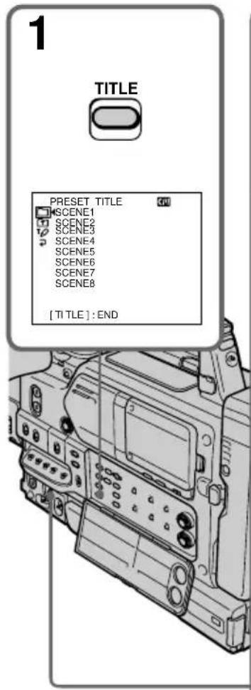 1 TITLE PRESET TITLE SCENE1 SCENE2 SCENE3 SCENE4 SCENE5 SCENE6 SCENE7 SCENE8 [TITLE]:END