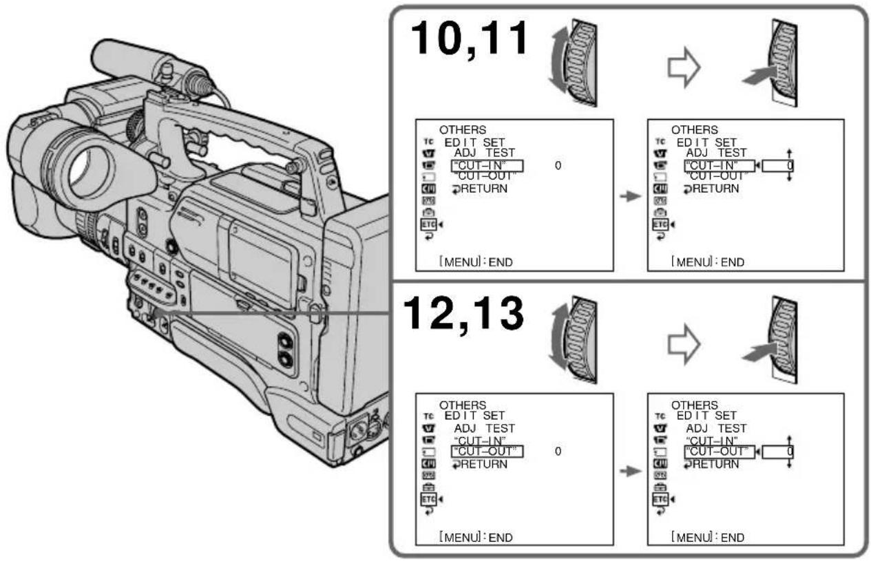 SONY DSR-250P - Préparation 2 : Réglage de la synchronisation du magnétoscope - 3
