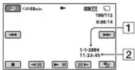 60min 100/112 0:00:14 1-1-2009 11:23:45 1 2