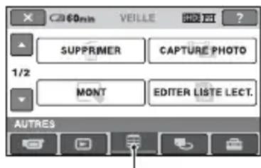 SUPPRIMER CAPTURE PHOTO 1/2 MONT EDITER LISTE LECT. AUTRES