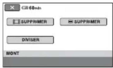X 60min SUPPRIMER SUPPRIMER DIVISER MONT