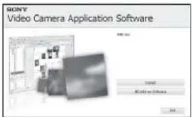 SONY Video Camera Application Software 文件(F) 保存(S) 帮助(H)