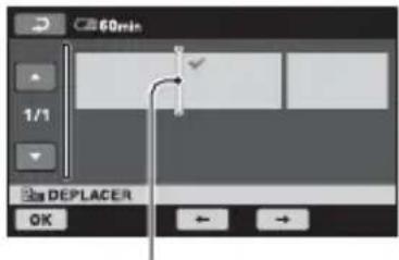 SONY HXR-MC1P - Pour modifier l'ordre de la liste de lecture - 2