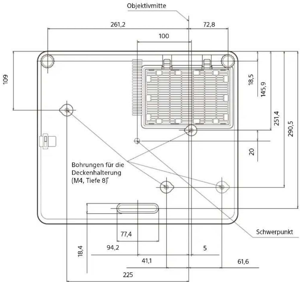 SONY VPL-CXZ10 - Abmessungen - 4