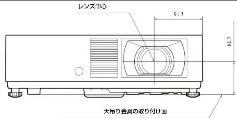 SONY VPL-CXZ10 - 寸法図 - 1