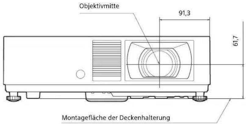 SONY VPL-CXZ10 - Abmessungen - 1
