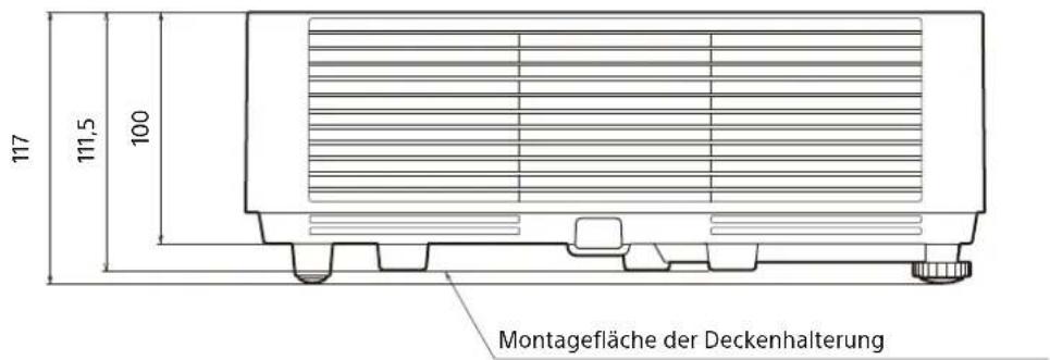 SONY VPL-CXZ10 - Abmessungen - 2