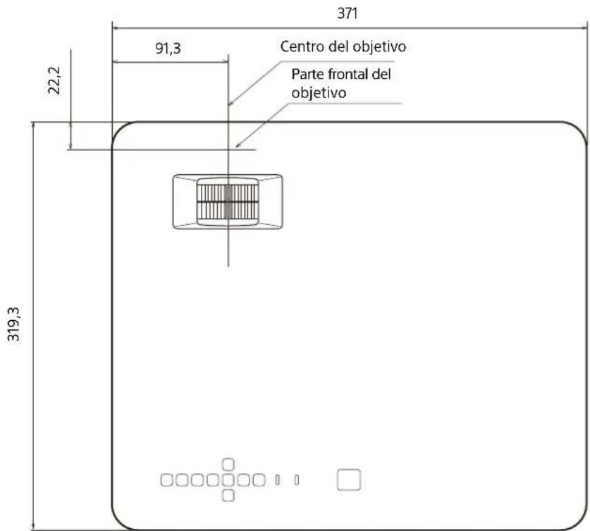 SONY VPL-CXZ10 - Dimensiones - 3