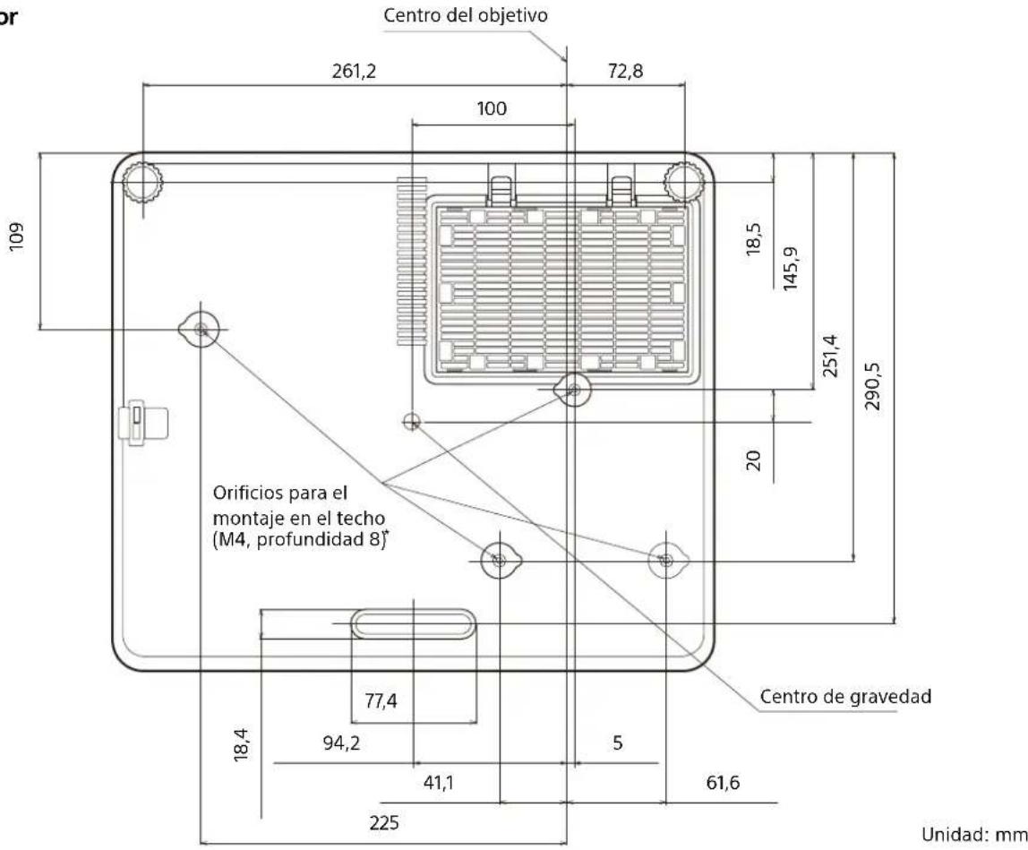 SONY VPL-CXZ10 - Dimensiones - 4