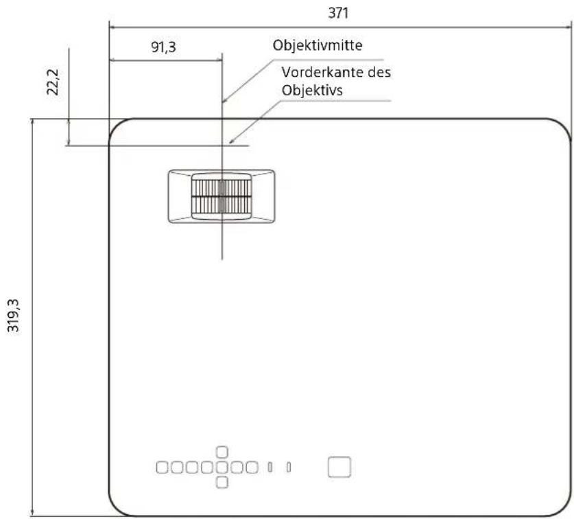 SONY VPL-CXZ10 - Abmessungen - 3
