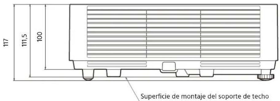 SONY VPL-CXZ10 - Dimensiones - 2