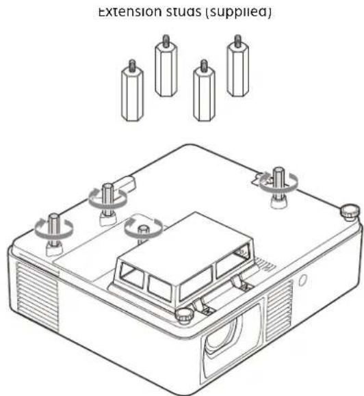 SONY VPL-CXZ10 - Notes on Installing the Ceiling Bracket (For the Customers in India only) - 2