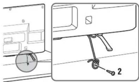 SONY KDL-42W658A - 3: Preventing the TV from toppling over - 2